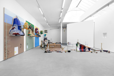 Helen Marten, A Tantrum Carved from Stone (2021), via Sadie Coles