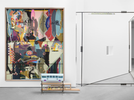 Helen Marten, The Hot Rain (Catchy Weather) (2021), via Sadie Coles