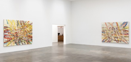 Mark Grotjahn, Backcountry (Installation View), via Blum & Poe
