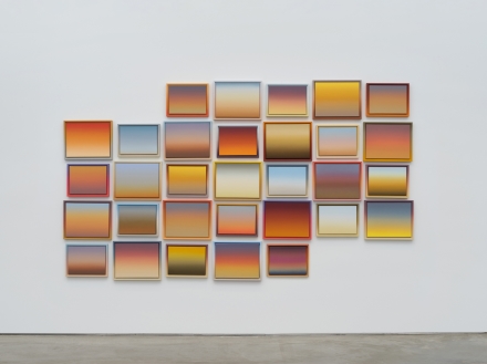 Rob Pruitt, A Month of Desert Sunsets (December 2020) (2020), via 303 Gallery