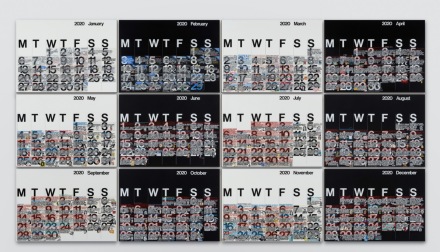 Rob Pruitt, Studio Calendar 2020 (2020), via 303 Gallery