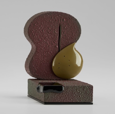 Ron Nagle, Barnyard Dharma (2021), via Matthew Marks