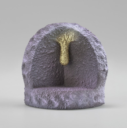 Ron Nagle, Dark Alibi (2021), via Matthew Marks