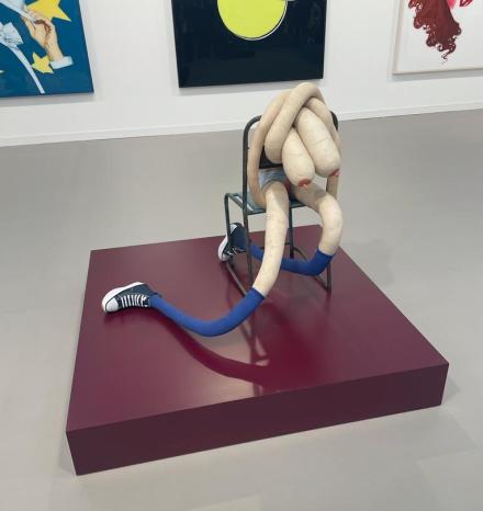 Sarah Lucas at Sadie Coles, via Art Observed