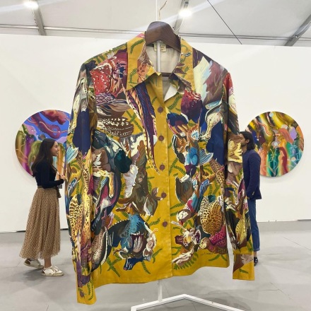 Andy Dixon at Over The Influence, via Art Observed