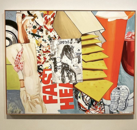 David Salle, Faster Healing (2014), via Art Observed