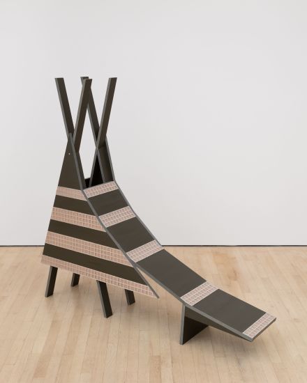 Diane Simpson, Roof Shape (Ise), (2019), via JTT