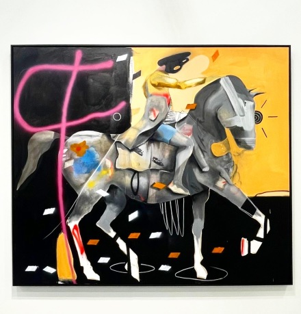 Marcus Jansen at Richard Beavers, via Art Observed