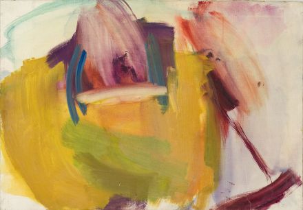 Maria Lassnig, Ohne Titel (1958-1959), via Petzel