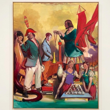 Neo Rauch, Die Ordern (2021), via Art Observed