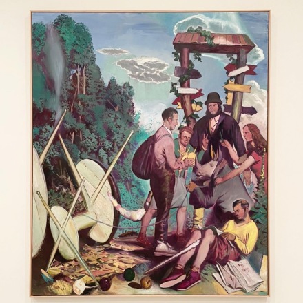 Neo Rauch, Wegweiser (2021), via Art Observed