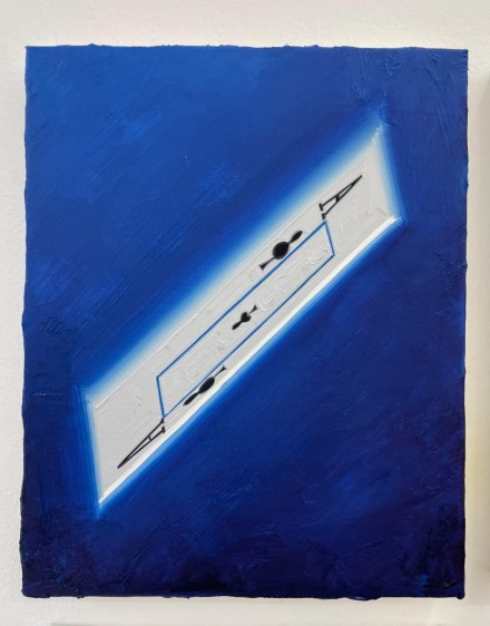 Luke O'Halloran, Ace of Clubs (2021), via Art Observed