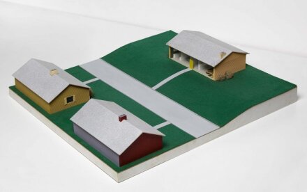 Dan Graham, Alteration to a Suburban House (1972), via Museo Reina Sofia