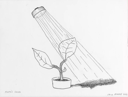 David Byrne, Plato's Cave (2021), via Pace