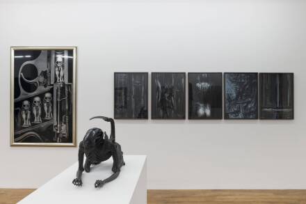 H. R. Giger, HRGNYC (Installation View), via Lomex