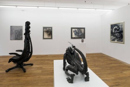 H. R. Giger, HRGNYC (Installation View), via Lomex
