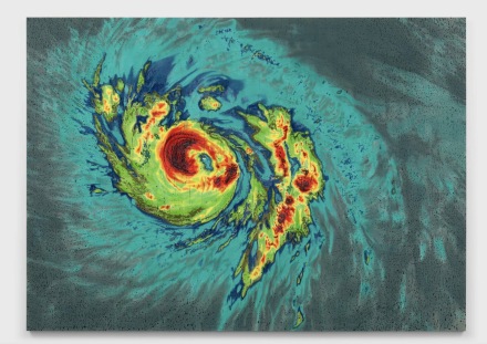 Nate Lowman, Maria (2021), via David Zwirner