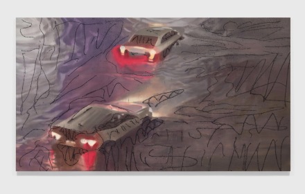 Nate Lowman, Yonkers Sept. 1, 2021 (2022), via David Zwirner