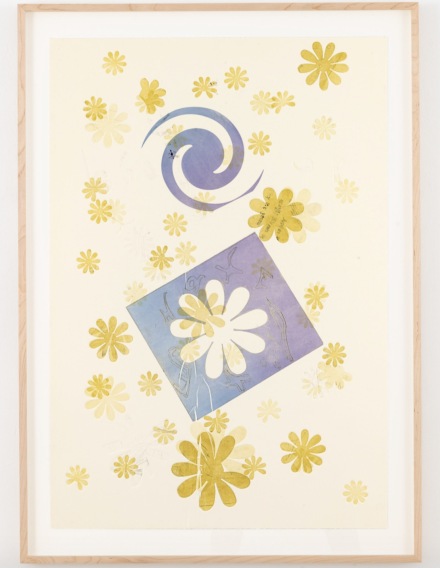 Raque Ford, Golden Daisies (2022), via Greene Naftali