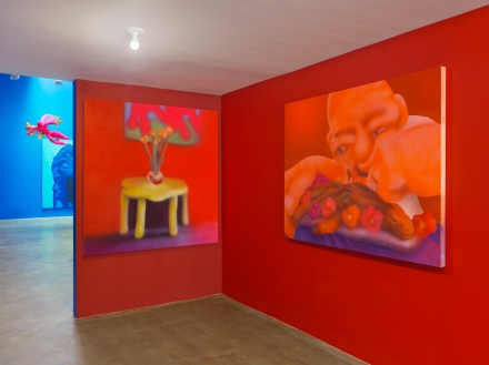 Austin Lee, Like It Is (Installation View), via Jeffrey Deitch