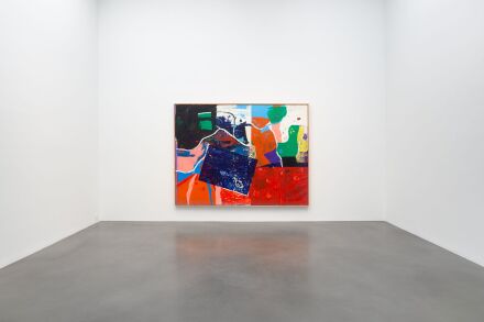 Joe Bradley, Bhoga Marga (Installation View), via Petzel