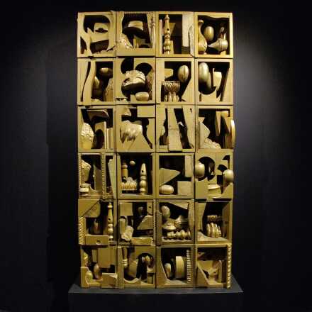 Louise Nevelson, Persistene (Installation View), via Art Observed