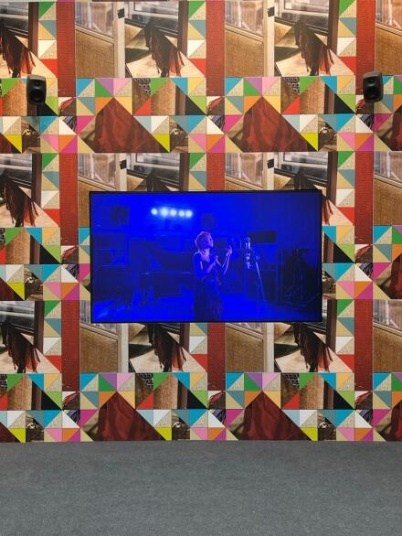 Sonia Boyce, Feeling Her Way (Installation View), via Art Observed