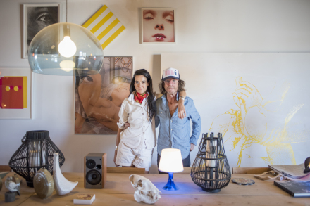 Melissa Bent and Michael Phelan, founders of Marfa Invitational. Photography by Aleph Molinari for Art Observed.