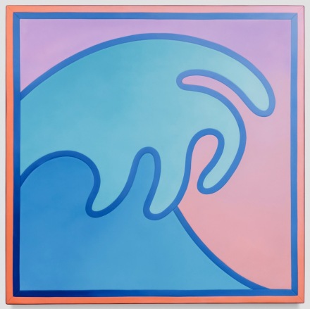 Alex Israel, Wave (2022), via Greene Naftali