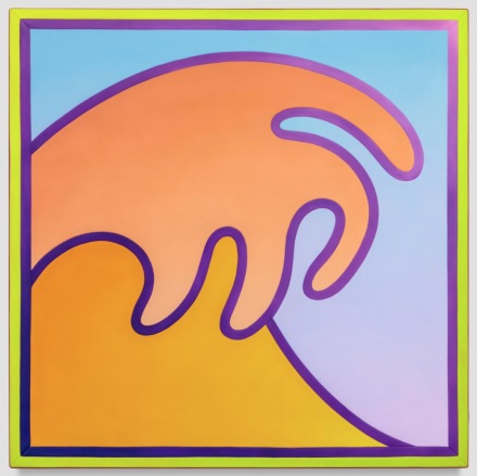 Alex Israel, Wave (2022), via Greene Naftali