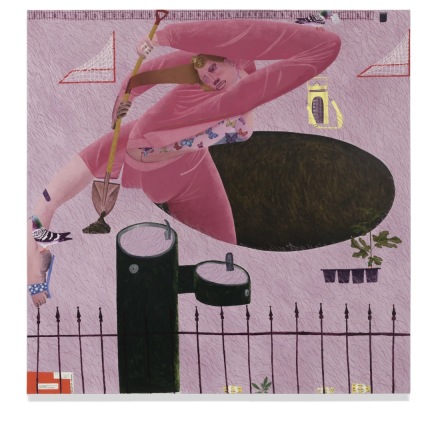 Celeste Rapone, Muscle for Hire (2022), via Marianne Boesky