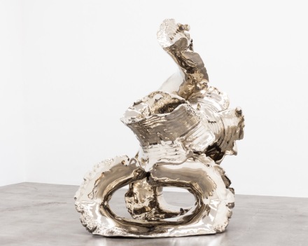 Lynda Benglis, Power Tower (2019), via Blum & Poe