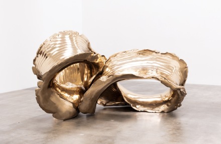 Lynda Benglis, Yellow Tail (2020), via Blum & Poe