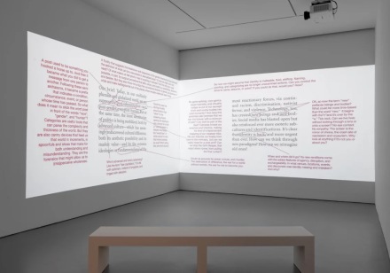 Barbara Kruger, Untitled (Artforum) (2016 2020), via David Zwirner