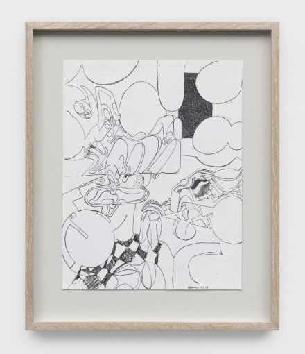 Michael Williams, Untitled Puzzle Drawing (Frogs 8) (2019), via Eva Presenhuber