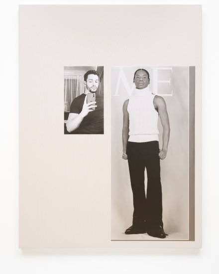 Sarah Ortmeyer, LE LOVE (GABRIEL OCASIO-CORTEZ & TELFAR CLEMENS) (2022), via Galerie Eva Presenhuber