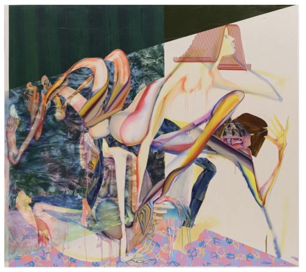 Christina Quarles, Honey n' Smoke (2022), via Hauser & Wirth