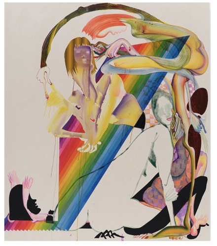 Christina Quarles, Try n’ Pull tha Rains in on Me (2022), via Hauser & Wirth