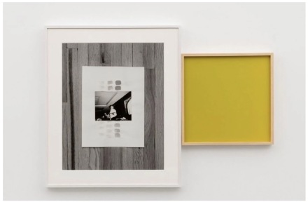 Leslie Hewitt, Riffs on Real Time with Ground (Deep Reflection) (2021), via Anton Kern