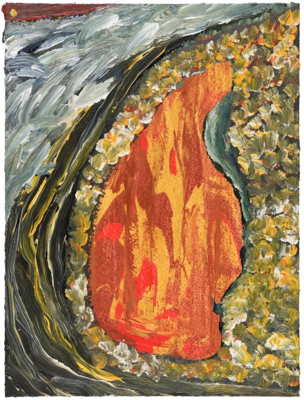 Matthew Wong, The Thinker (2106), via Cheim & Read