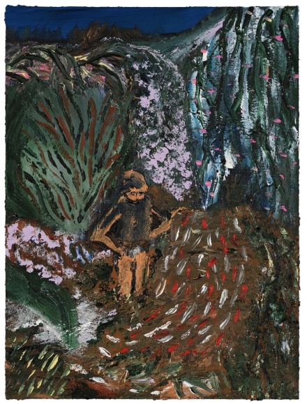 Matthew Wong, Untitled (2106), via Cheim & Read