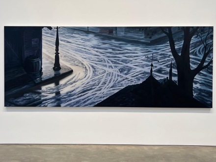 Dan Colen, Mother (Intersection) (2022), via Art Observed