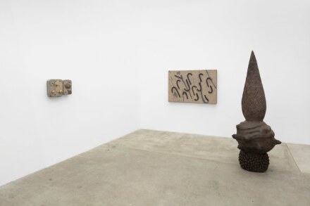 Erika Verzutti, Churros and Rain (Installation View), via Andrew Kreps