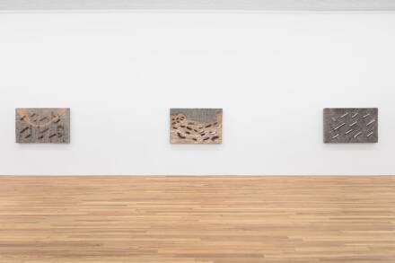 Erika Verzutti, Churros and Rain (Installation View), via Andrew Kreps