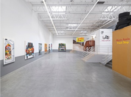 Mario Ayala, Truck Stop (Installation View), via Jeffrey Deitch
