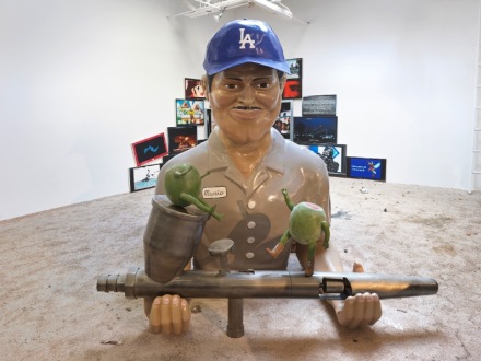 Mario Ayala, Truck Stop (Installation View), via Jeffrey Deitch