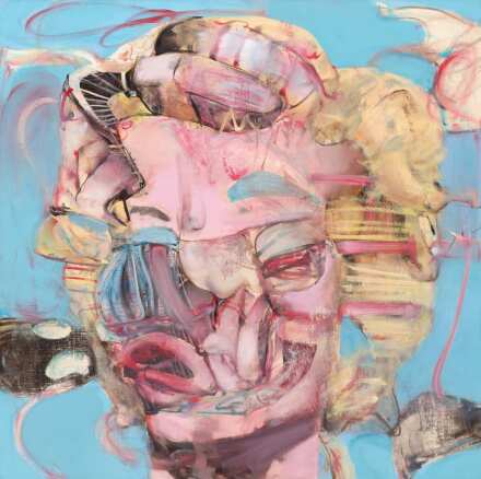 Adrian Ghenie, Untitled 6 (2022), via Thaddaeus Ropac