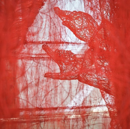 Do Ho Suh, Inverted Monument (detail) (2022), via Lehmann Maupin