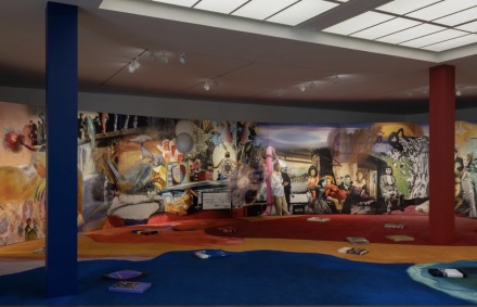 Dominique Gonzalez-Foerster, Panoramism and the Abstract Sector (Installation View), via Esther Schipper