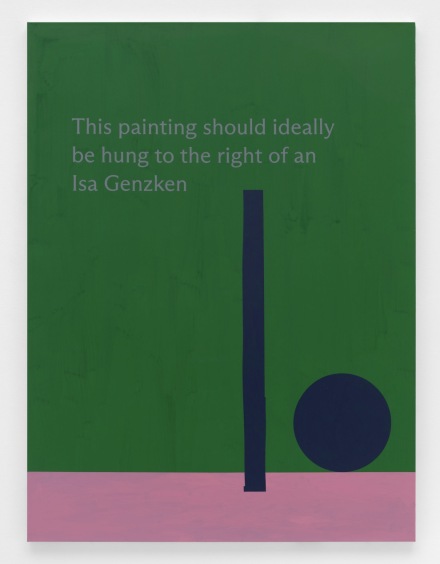 Jonathan Monk, This Painting (Genzken) (2022), via Casey Kaplan